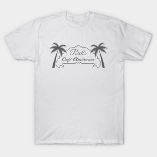 Rick's Cafe Americain w/palm trees T-Shirt